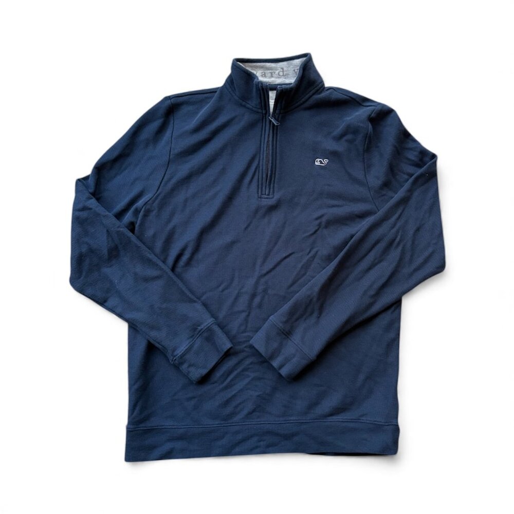 Vineyard Vines Boy's pique quarter zip- size XL (18)